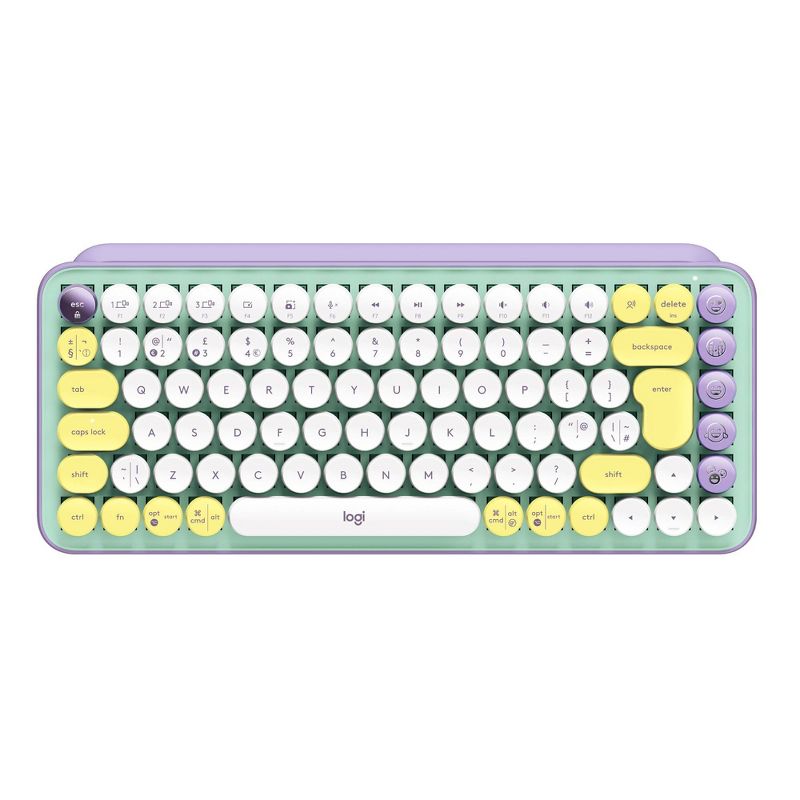 Logitech POP Keys Wireless Mechanical Keyboard With Emoji Keys, 1 of 14