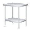 Stainless Steel Storage Table with Gloves, Cloth, Full Stainless Steel Work Table, Heavy Duty Durable Metal Storage, Food Prep Table - 4 of 4