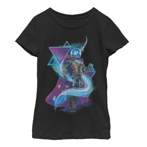 Girl's Marvel Spider-Man: Far From Home Mysterio Swirl T-Shirt - 1 of 3