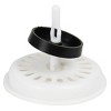 Unique Bargains Plastic Perforated Hole Design Reliable Rust-Free Sink Strainer Basket White 1 Pc - 4 of 4