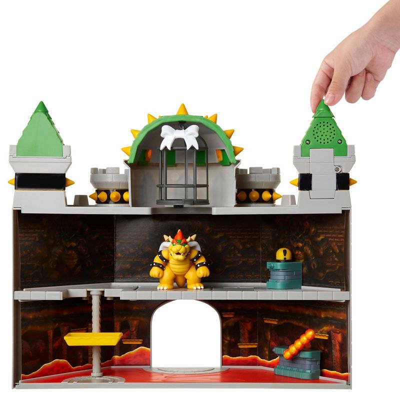 Nintendo Super Mario Bowser Castle with 2.5&#34; Bowser Figure, 6 of 19