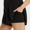 Women's 3" Knit Waistband High-Rise 2-in-1 Shorts - All In Motion™ - 4 of 4