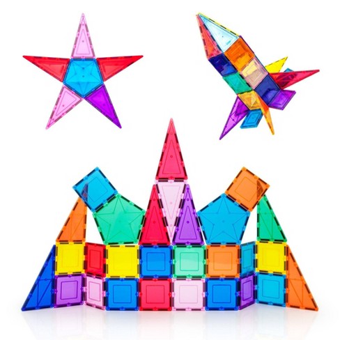 Magna-tiles Clear Colors 37pc Set : Target