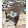 Outdoor Wicker Settee Seat/Chair Cushion Set - Jordan Manufacturing - 2 of 3