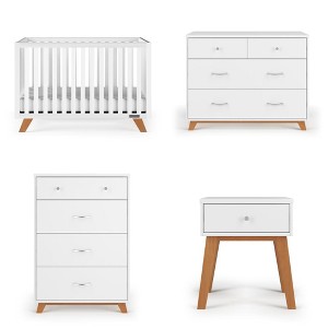 Child Craft SOHO Crib, 3-Drawer Dresser, Chest, Nightstand, 4-Piece Nursery Set - 1 of 4