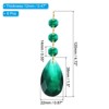 Unique Bargains Crystal Pendants Teardrop Beads for DIY Lamp Arts Crafts Decoration 6 Pcs - 2 of 4