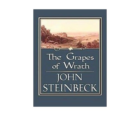 Grapes of Wrath (Large Print) (Hardcover) (John Steinbeck)