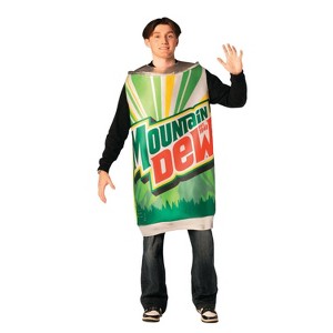 Imposta Costumes Adult Mountain Dew Can Costume Bodysuit One Size - 1 of 1