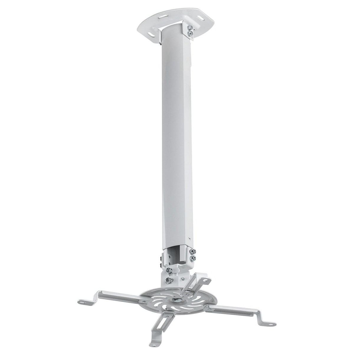 Mount-It! Universal Ceiling Projector Mount Bracket | Full Motion and Height Adjustable from 21 - 34.5 in. | 30 Lbs. Weight Capacity | Long Size