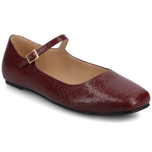 Journee Women's Carrie Medium and Wide Width Dress Flats - 1 of 4