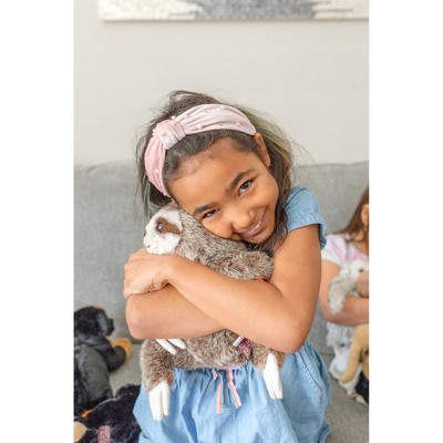 Simon Brown Plush Three-Toed Sloth Stuffed Animal, 10 Inches