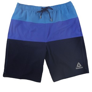 Reebok Mens Colorblock Swim Bottom Trunks - 1 of 2