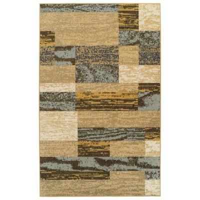 Contemporary Patchwork Geometric Indoor Area Rug by Blue Nile Mills