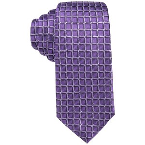Alfani Mens Leonard Grid Self-tied Necktie - 1 of 1