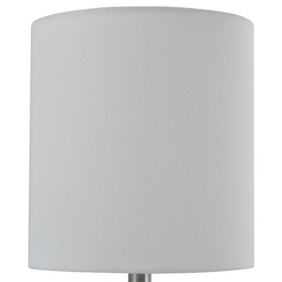 Glass Table Lamp Bright Purple Finish - StyleCraft: Antique-Inspired, White Linen Shade, UL Listed, No Assembly Required, 4 of 8