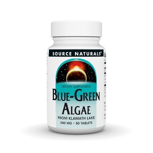 Blue-Green Algae 500mg by Source Naturals, Inc.  -  50 Tablet - 1 of 3
