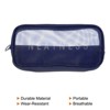Unique Bargains Portable Zipper Mesh Toiletry Bag Cosmetic Bag for Home Travel Accessories - 3 of 3