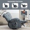 NicBex Massage Recliner Chair with Heating Modern Power Lift Accent Chair with Side Pocket and USB Port for Living Room, Bedroom - 3 of 4