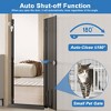 LOVMOR 61" Extra Tall Cat Gate for Doorway, Adjustable Wide, Dog Door with Cat Door, Suitable for Doorways or Kitchen, No Drilling Pressure Mount Kit - 4 of 4