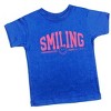 The Juniper Shop SmileyWorld Arched Varsity Toddler Short Sleeve Tee - 2 of 4