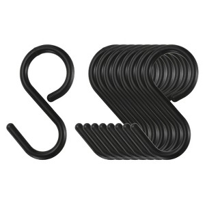 Unique Bargains Plastic S Shaped Kitchen Closet Hooks and Hangers 3.5 Inch - 1 of 4