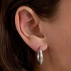 Ross-Simons 14kt White Gold Hoop Earrings - 4 of 4