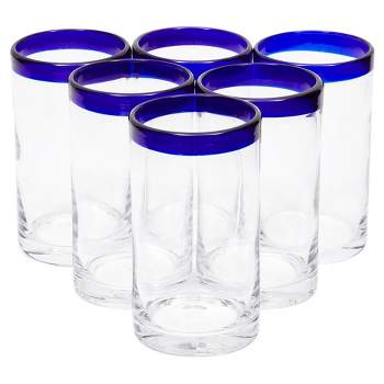 Premium Soda Shoppe Reusable Plastic Fountain Glasses - 6 Ct