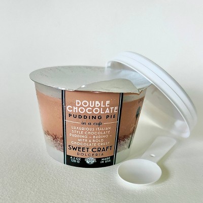 Sweet Craft Double Chocolate Pudding in a Cup - 4.2oz