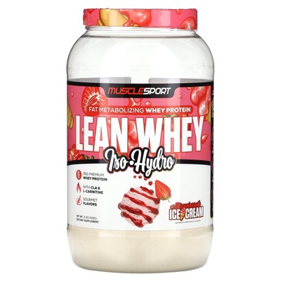 Musclesport Lean Whey Revolution™ Protein Powder - Whey Protein Isolate - Low Calorie, Low Carb, Low Fat, Incredible Flavors - 25g Protein per Scoop -