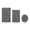 Lux Premium 100% Cotton  Ultra-Soft Tufted Solid Reversible 3 Piece Bath Rug Set, Water-Absorbent, Durable, Machine Washable Bathroom Rug - 2 of 4