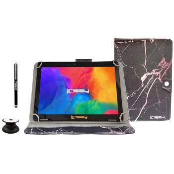 LINSAY 10.1" IPS Screen 2GB RAM 64GB Storage New Android 13 Tablet with Case