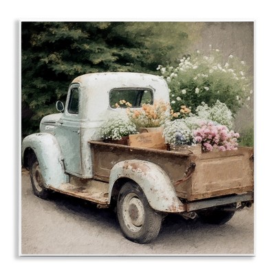 Stupell Industries Country Florals in Truck, 12" x 12"