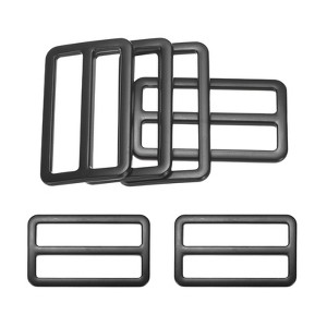Unique Bargains Zinc Alloy Durable Multipurpose Tri Glide Metal Buckles for Bags 6 Pcs - 1 of 4