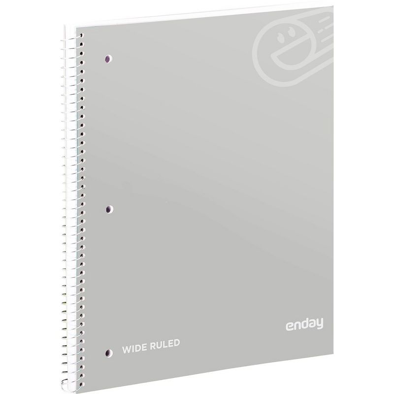 Enday 1-Subject Wide Ruled Spiral Notebook - 70 Sheets, 1 of 5