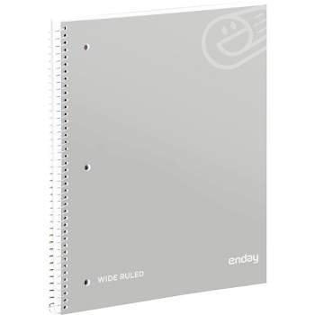 Enday 1-Subject Wide Ruled Spiral Notebook - 70 Sheets
