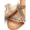 Women's Beaded Wedge Sandals - LASCANA - 3 of 4