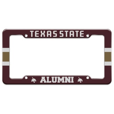 Texas State University Alumni License Plate Tag Frame