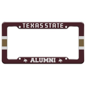 Texas State University Alumni License Plate Tag Frame - 1 of 4