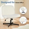 Grungis Adjustable Office Chair ,Swivel Desk Chair with Metal Base for Adult, Student,No Wheels - 4 of 4