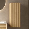 Vynxaria 30" Modern Wall-Mounted Bathroom Vanity with Sink, 2 Drawers, White Ceramic Basin, Pre-assembled, Corolla Oak - 2 of 4