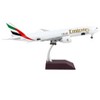 Boeing 777F Commercial Aircraft White with Striped Tail "Gemini 200 - Interactive" Series 1/200 Diecast Model Airplane by GeminiJets - 2 of 4