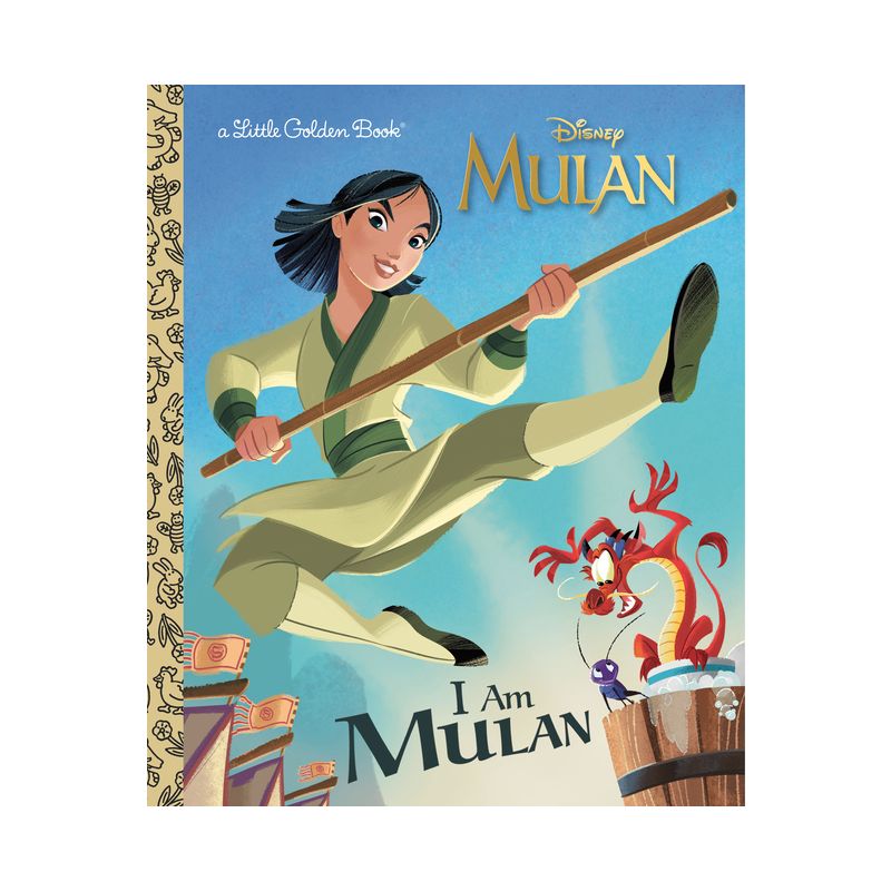 I Am Mulan (Disney Princess) - (Little Golden Book) by  Courtney Carbone (Hardcover), 1 of 2