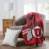 NCAA Utah Utes Movement Silk Touch 46"x60" Throw Blanket: Plush Team Logo Design - 3 of 3