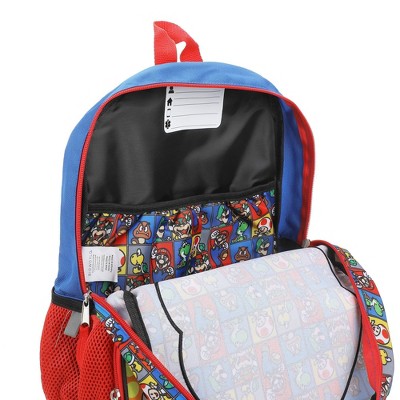 Super Mario Kids' 14.4L Single Backpack - Blue - image 5