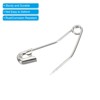 Unique Bargains Metal DIY Blankets Crafts Brooch Making Home Sewing Curved Safety Pins - 4 of 4