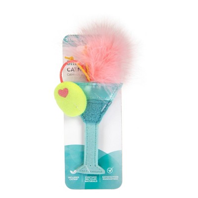 SmartyKat Catnip Martini Cat Toy - Pink