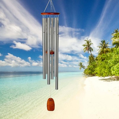 Woodstock Windchimes Original Amazing Grace Chime Heavenly, Wind Chimes For Outside, Wind Chimes For Garden, Patio, and Outdoor Decor, 53"L