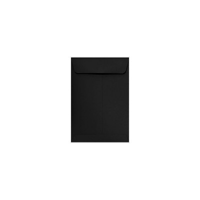 LUX 6.5" x 9.5" Open End Envelopes 50/Pack Midnight Black (LUX-1645-56-50)