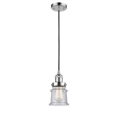 Canton - 1 Light Cord Hung Mini Pendant In Industrial Style-10 Inches Tall and 5.25 Inches Wide
