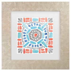 Trademark Fine Art - Beth Grove Coastal Sea Life X Matted Framed Art - 1 of 4
